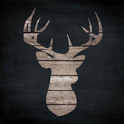 Framed Urban Antlers II Print