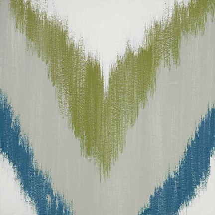 Framed Zigs N Zags I Print