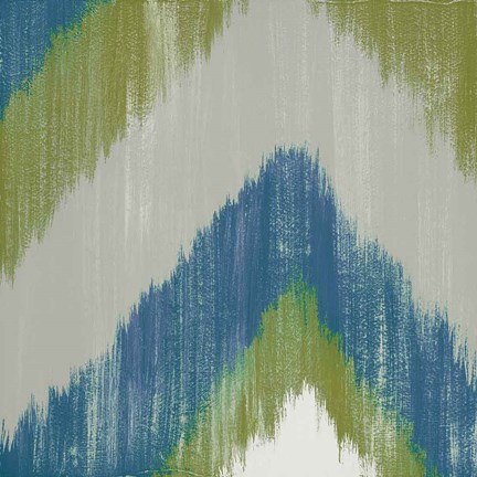 Framed Zigs N Zags II Print