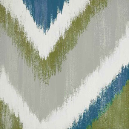 Framed Zigs N Zags III Print