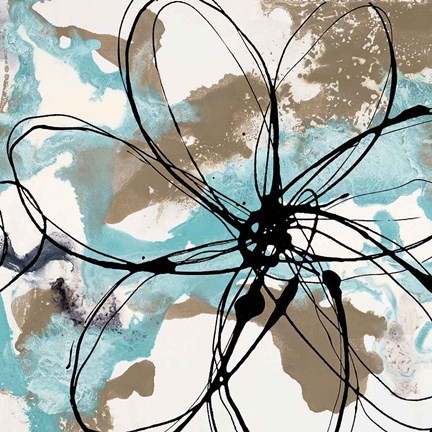 Framed Free Flow I Print