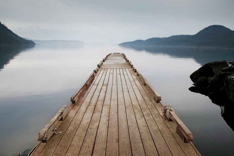 Framed Off Orcas Island Print