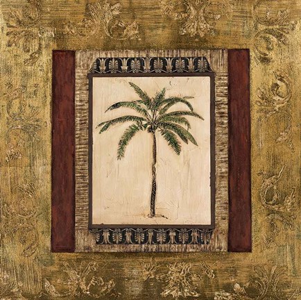 Framed Stately Palm II Print