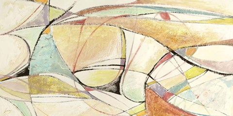 Framed Note Musicali Print