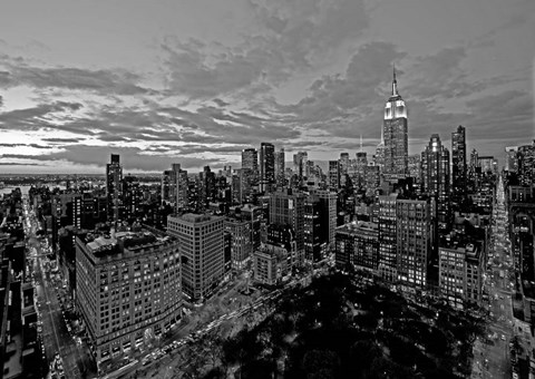 Framed Chelsea and Midtown Manhattan Print