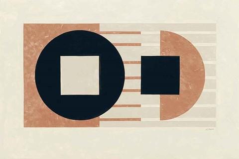 Framed Laterally Speaking Warm Print