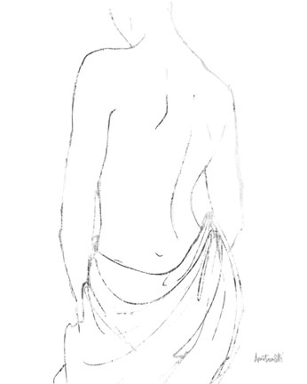 Framed Beauty in the Mist II BW Print