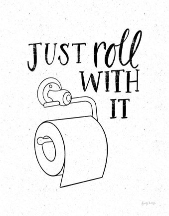 Framed Bathroom Puns V Print