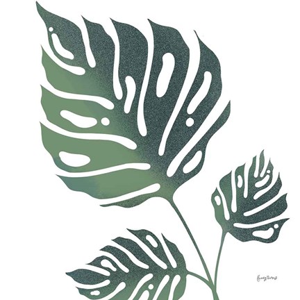 Framed Monstera IV White Print
