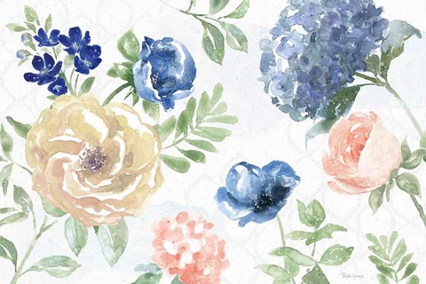 Framed Coastline Botanical I Print