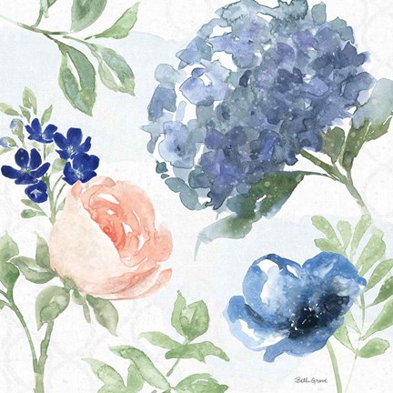 Framed Coastline Botanical III Print