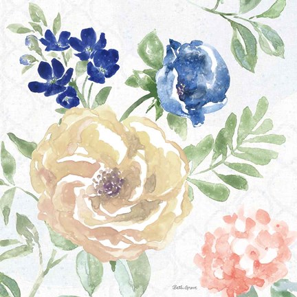 Framed Coastline Botanical II Print