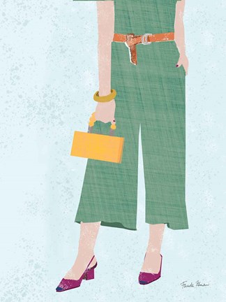 Framed High Fashion II Print