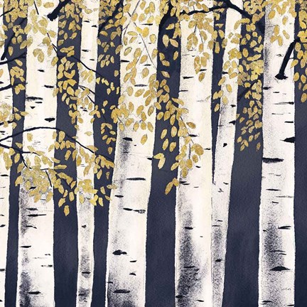 Framed Fresh Forest Indigo III Print