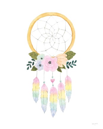 Framed Lets Chase Rainbows IX Print