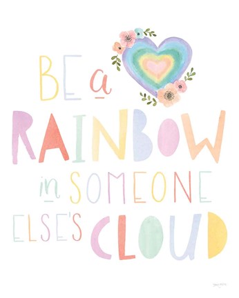 Framed Lets Chase Rainbows II Print