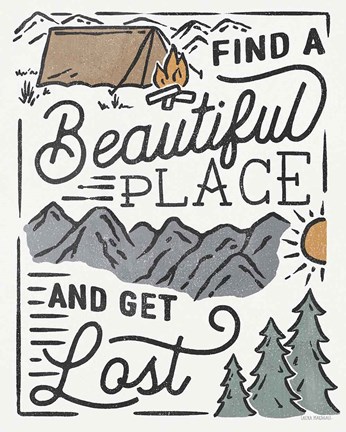 Framed Adventurous V Print