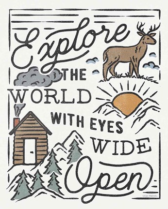 Framed Adventurous IV Print