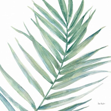 Framed Tropical Blush IX BG Print