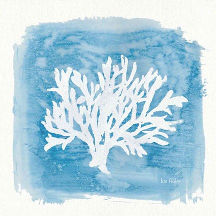 Framed Water Coral Cove VI Print