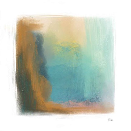 Framed Soft Abstract I Print