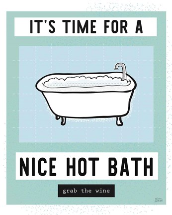 Framed Hot Bath Print