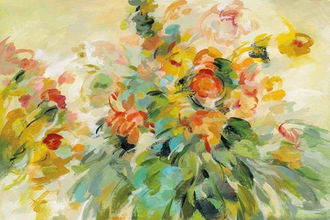 Framed Festive Bouquet Print