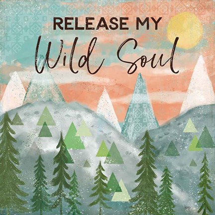 Framed Woodland Forest VII Print