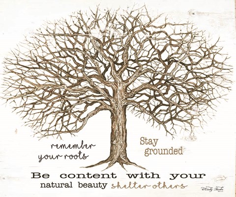 Framed Remember Our Roots Print