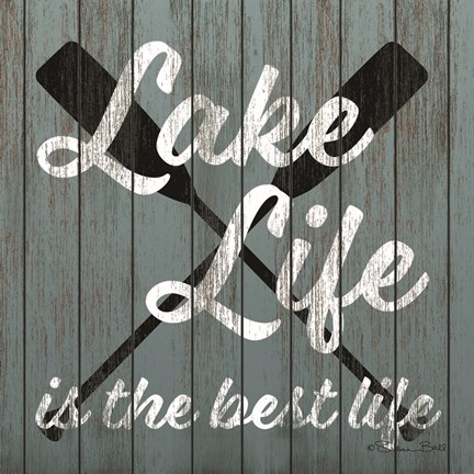 Framed Lake Life Print