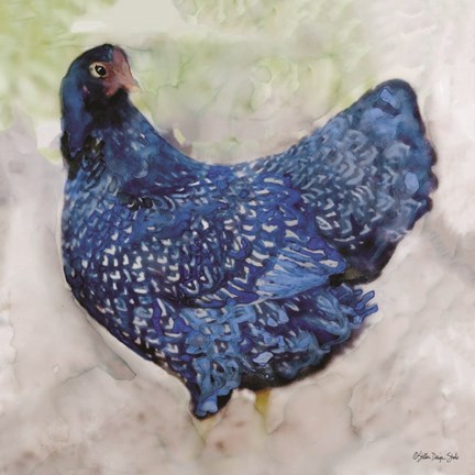 Framed Rooster 2 Print