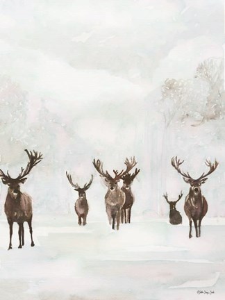 Framed Winter Tribe Print