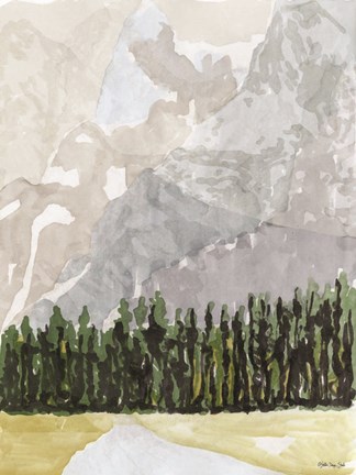 Framed Mountain Retreat 1 Print