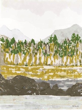 Framed Mountain Retreat 3 Print