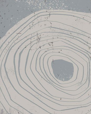 Framed Lithic Loop I Print