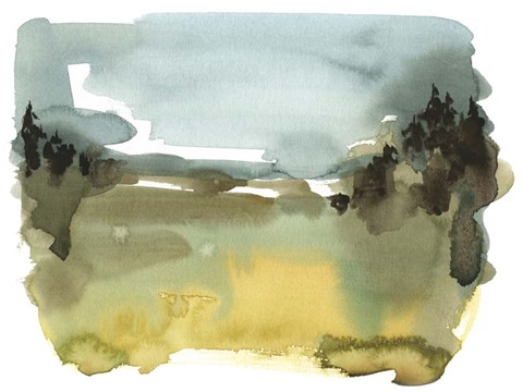 Framed Alpine Wetlands II Print