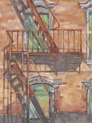 Framed Urban Facade II Print