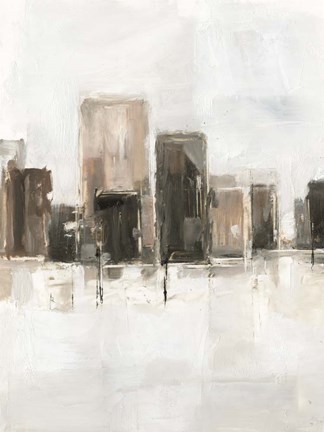 Framed Metropolitan Vista I Print