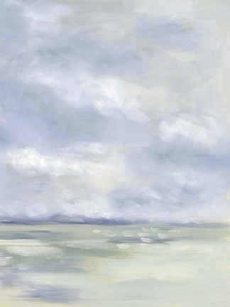 Framed Coastal Water Print