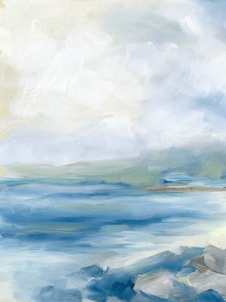 Framed Rocky Shoreline Print