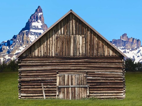 Framed Barn Scene XI Print