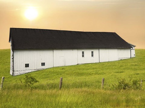 Framed Barn Scene XIV Print