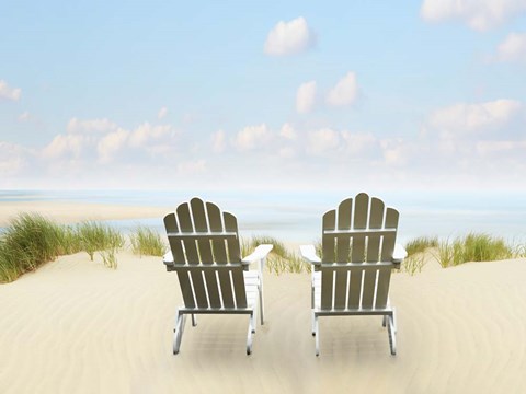 Framed Beachscape Photo I Print