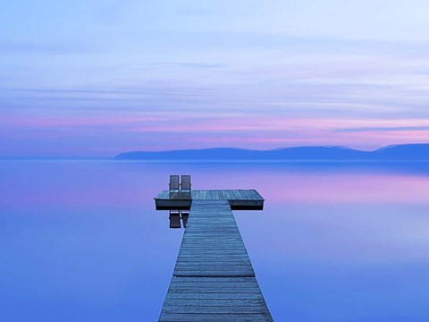 Framed Lakescape I Print