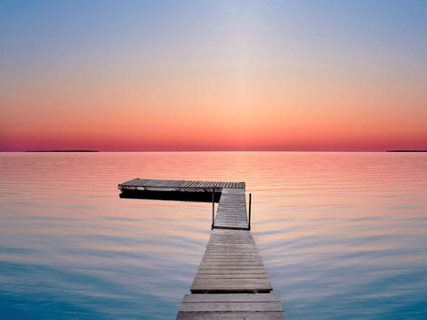 Framed Lakescape X Print