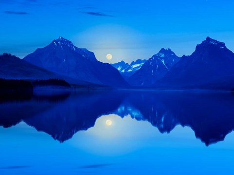 Framed Mountainscape Photograph II Print