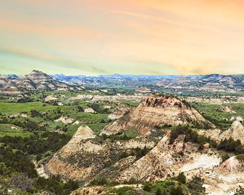 Framed Badlands V Print