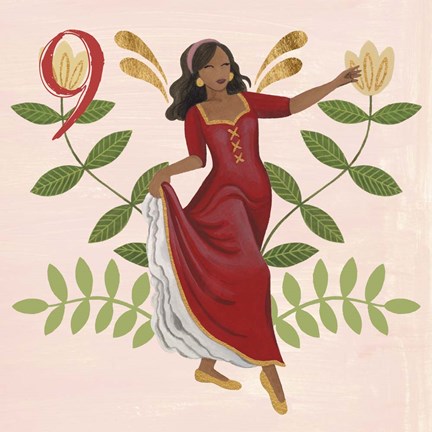 Framed Twelve Days IX Print