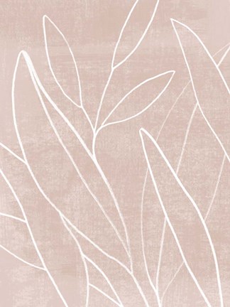 Framed Mauve Magic I Print