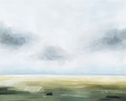 Framed Vanishing Horizon I Print